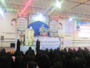 جشن بزرگ دهه ولایت و امامت ویژه خواهران در شهرستان کارون برگزار شد