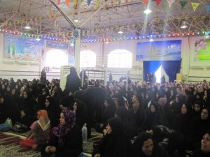 جشن بزرگ دهه ولایت و امامت ویژه خواهران در شهرستان کارون برگزار شد