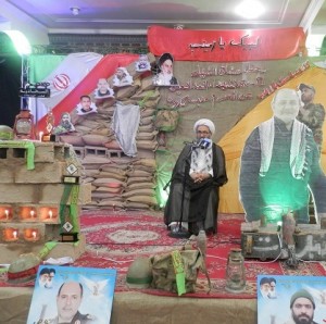 اولین کنگره شعر عربی مدافعان حرم شهرستان کارون برگزار شد