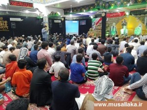 اولین کنگره شعر عربی مدافعان حرم شهرستان کارون برگزار شد