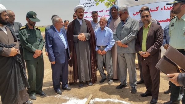 مراسم کلنگ زنی مرکز درمانی و بهداشتی قلعه چنعان