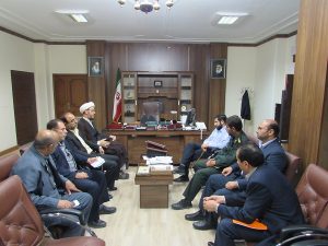 دیدار امام جمعه و جمعی از مسئولین با استاندار خوزستان