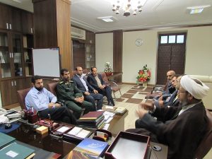 دیدار امام جمعه و جمعی از مسئولین با استاندار خوزستان