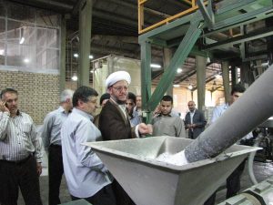 بازدید امام جمعه محترم از شرکت آبان بسپار توسعه