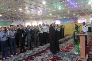 نماز وحدت ادارات شهرستان کارون با حضور خدام رضوی