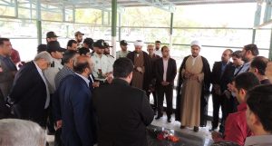 غبار روبی گلزار شهدای شهرستان کارون به مناسبت آغاز هفته دولت