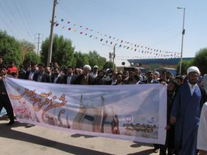 جشن افتتاح یادمان واقعه غدیر در شهرستان کارون+تصویر