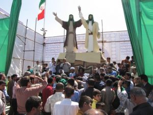 جشن افتتاح یادمان واقعه غدیر در شهرستان کارون+تصویر