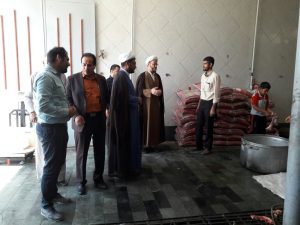 تصویری/بازدید امام جمعه و شهردار از ذبح اطعام 14000 نفری