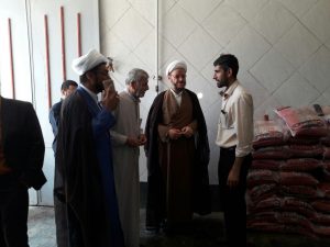 تصویری/بازدید امام جمعه و شهردار از ذبح اطعام 14000 نفری