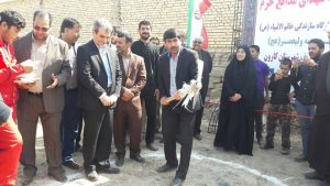 مدرسه دبستانی 7 کلاسه در قلعه چنعان شهرستان کارون کلنگ زنی شد