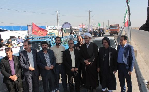 بازدید امام جمعه کارون از مواکب این شهرستان در مرز چزابه