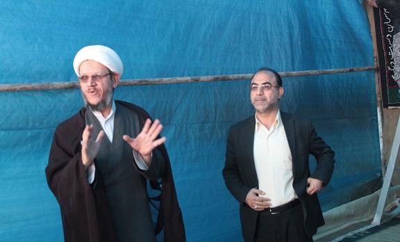 بازدید امام جمعه کارون از مواکب این شهرستان در مرز چزابه