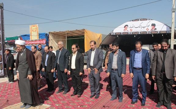بازدید امام جمعه کارون از مواکب این شهرستان در مرز چزابه