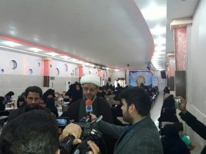 بازدید امام جمعه از برگزاری آزمون قرآن و عترت شهرستان کارون