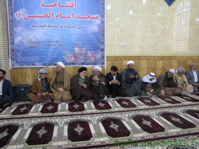 افتتاح مسجد امام حسین(ع) گیداری شادگان