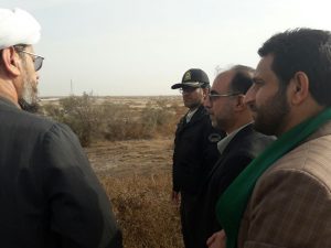 بازدید میدانی امام جمعه و فرماندار کارون از زمین جدید قبرستان