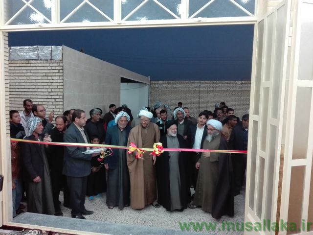 افتتاح مسجد امام حسین(ع) گیداری شادگان