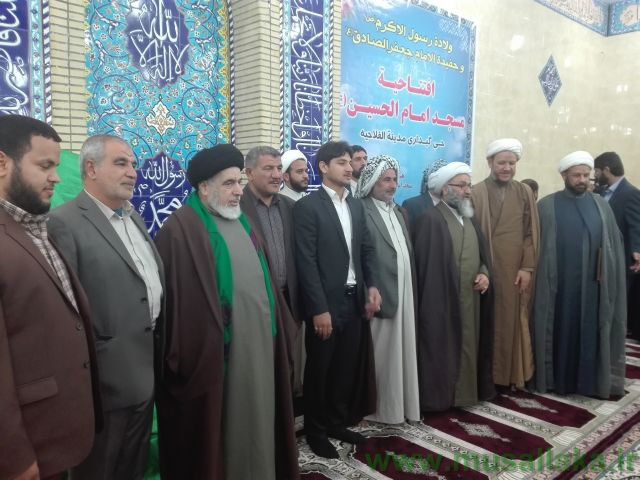 افتتاح مسجد امام حسین(ع) گیداری شادگان