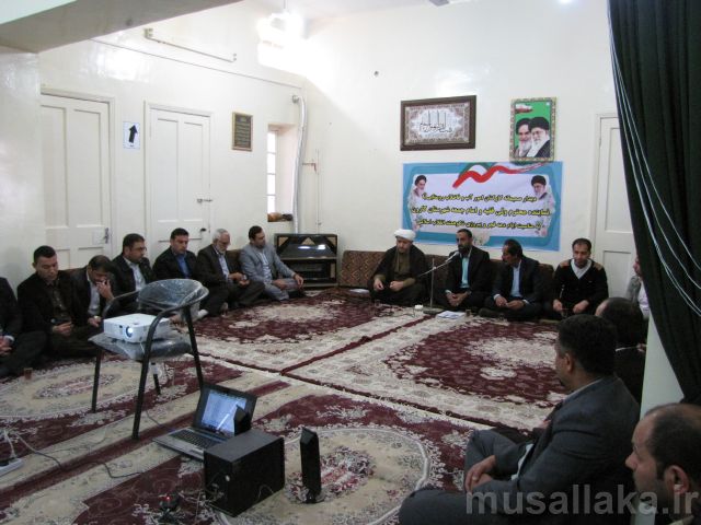 دیدار کارکنان امور آب و فاضلاب روستایی شهرستان کارون با امام جمعه