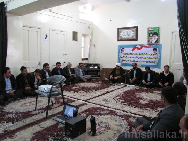 دیدار کارکنان امور آب و فاضلاب روستایی شهرستان کارون با امام جمعه
