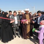 افتتاح مدرسه روستای ام البنین شهرستان کارون