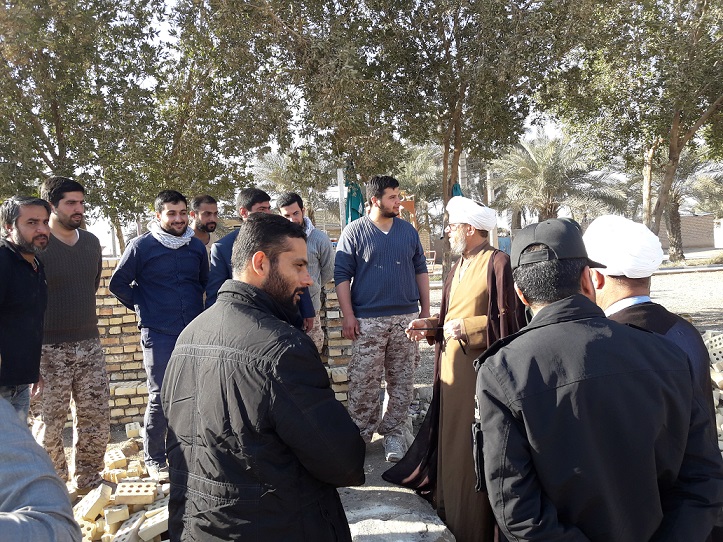 دیدار امام جمعه کارون با گروه جهادی امام حسین (ع)