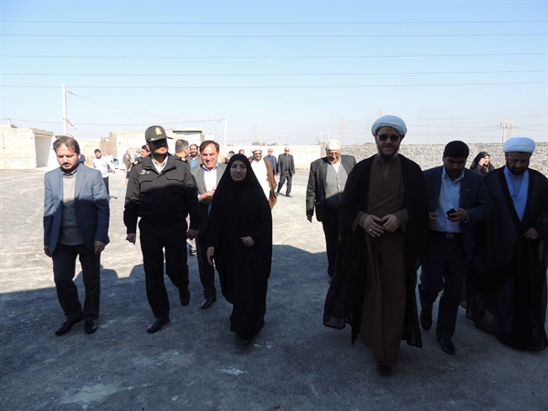 افتتاح مدرسه روستای ام البنین شهرستان کارون