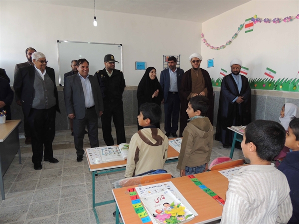 افتتاح مدرسه روستای ام البنین شهرستان کارون