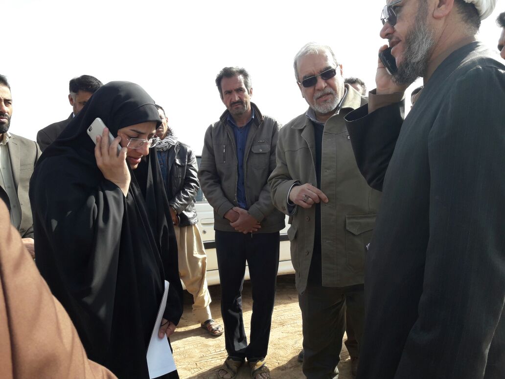 بازدید امام جمعه کارون ازکانون ریزگردها در شهرستان کارون