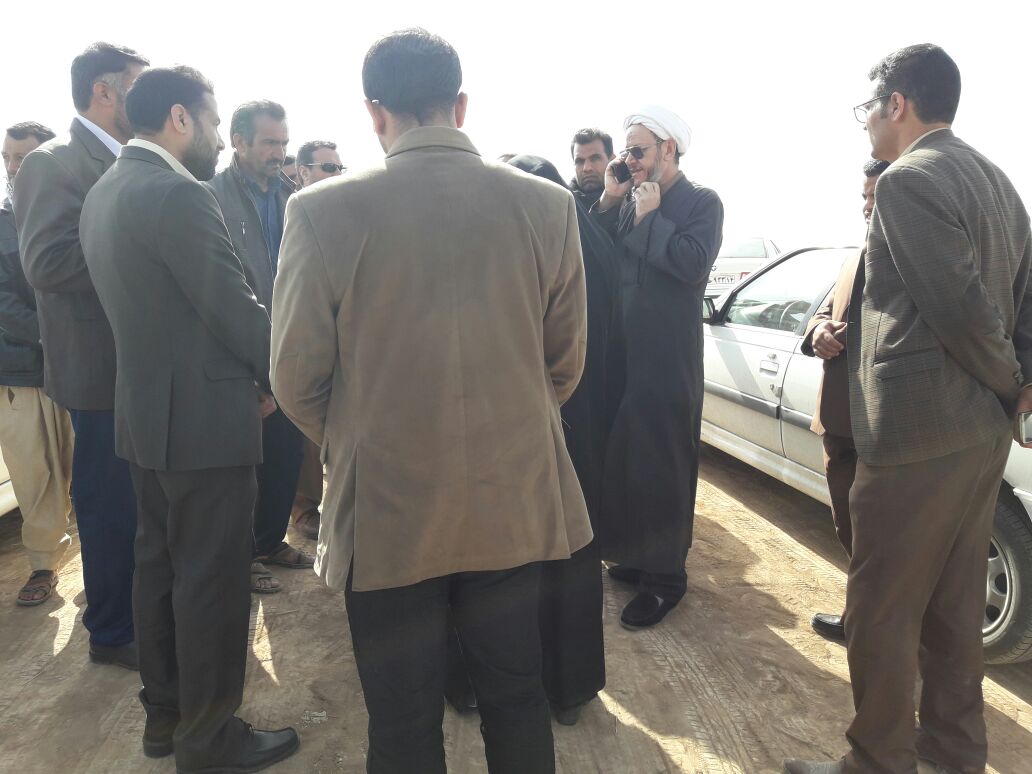بازدید امام جمعه کارون ازکانون ریزگردها در شهرستان کارون
