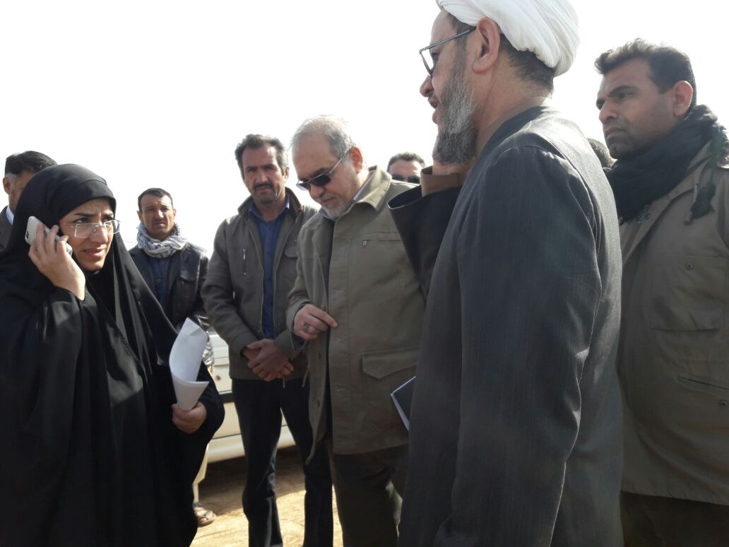 بازدید امام جمعه کارون ازکانون ریزگردها در شهرستان کارون
