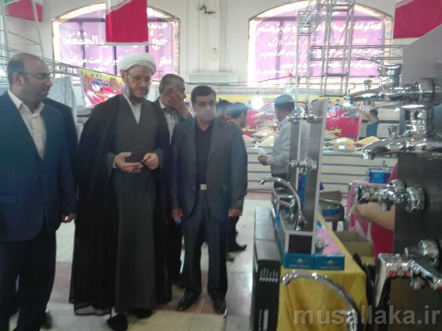 بازدید امام جمعه کارون از نمایشگاه کالای ایرانی