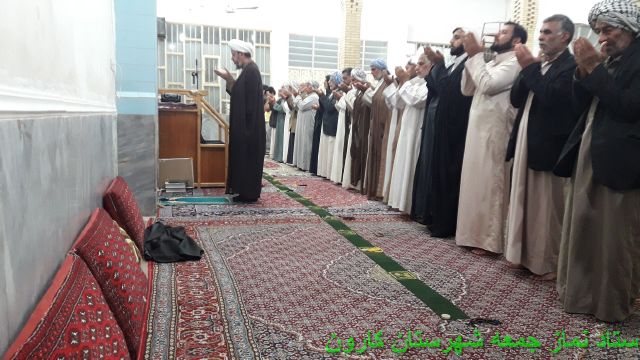 نشست امام جمعه کارون با نماز گزاران مسجد کوت سید صالح