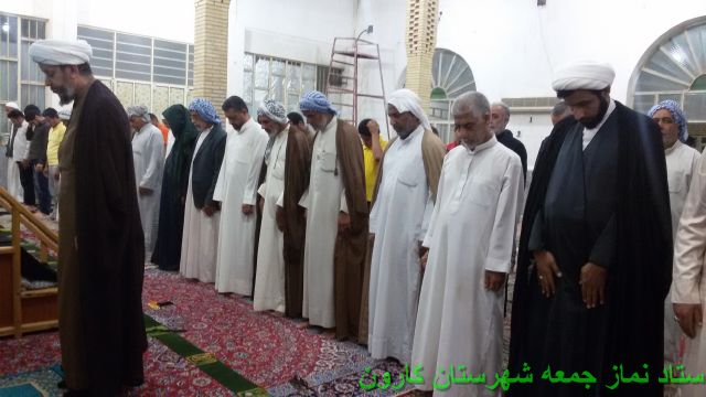 نشست امام جمعه کارون با نماز گزاران مسجد کوت سید صالح