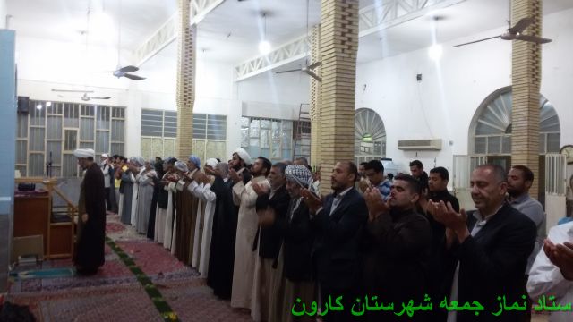 نشست امام جمعه کارون با نماز گزاران مسجد کوت سید صالح