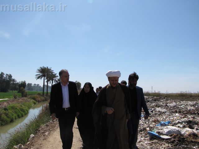 جلسه امام جمعه با مسئولین درخت کاری و محیط زیست کشور