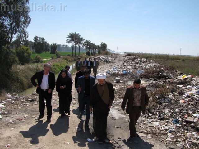جلسه امام جمعه با مسئولین درخت کاری و محیط زیست کشور
