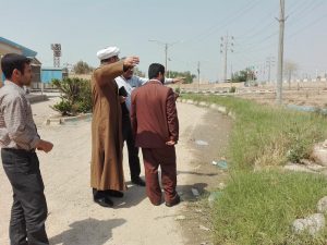 گزارش تصویری/بازدید امام جمعه کارون از مصلی