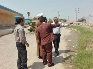 گزارش تصویری/بازدید امام جمعه کارون از مصلی