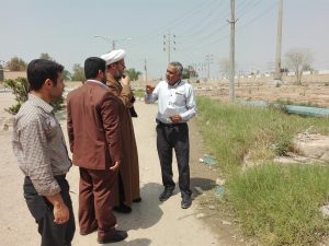 گزارش تصویری/بازدید امام جمعه کارون از مصلی