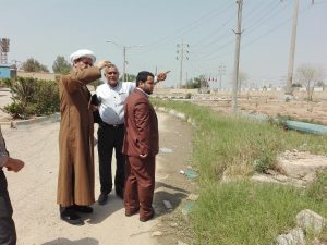 گزارش تصویری/بازدید امام جمعه کارون از مصلی