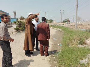 گزارش تصویری/بازدید امام جمعه کارون از مصلی