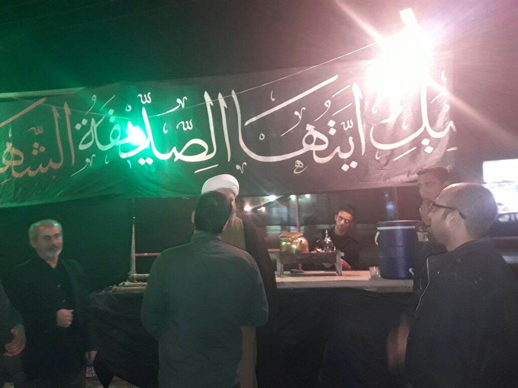 بازدید امام جمعه کارون از ایستگاه های صلواتی ایام فاطمیه