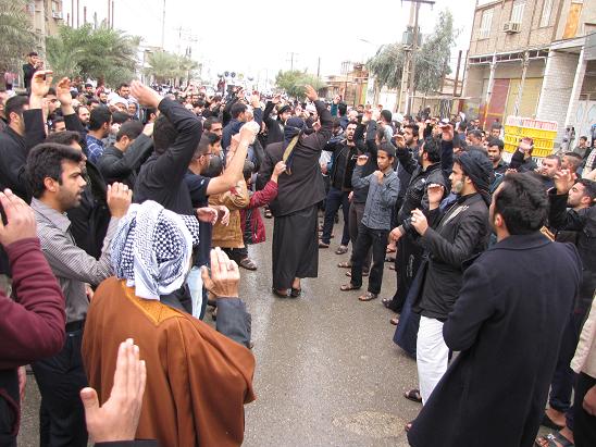 تجمع بزرگ فاطمیون در شهرستان کارون