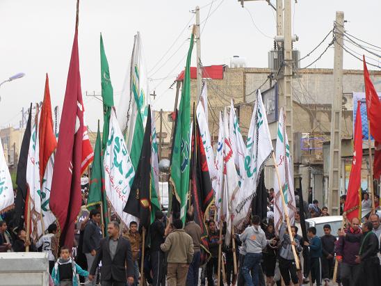 تجمع بزرگ فاطمیون در شهرستان کارون