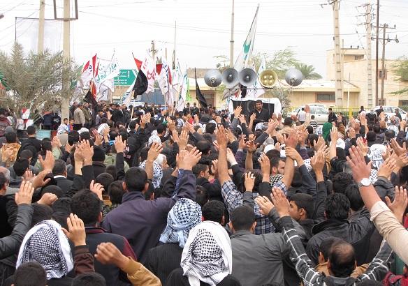 تجمع بزرگ فاطمیون در شهرستان کارون