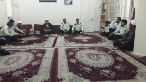 دیدار پرسنل نیروی انتظامی با امام جمعه کارون