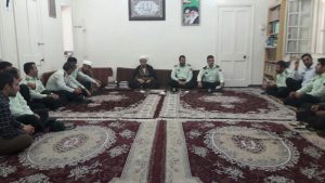 دیدار پرسنل نیروی انتظامی با امام جمعه کارون