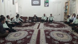 دیدار پرسنل نیروی انتظامی با امام جمعه کارون